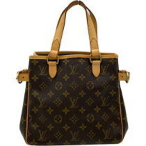 Louis Vuitton Batignolle Leather Monogram Shoulder Brown Bag